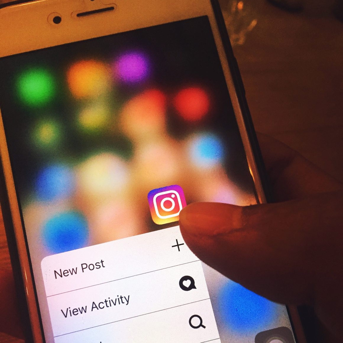 Instagram-App auf einem IPhone