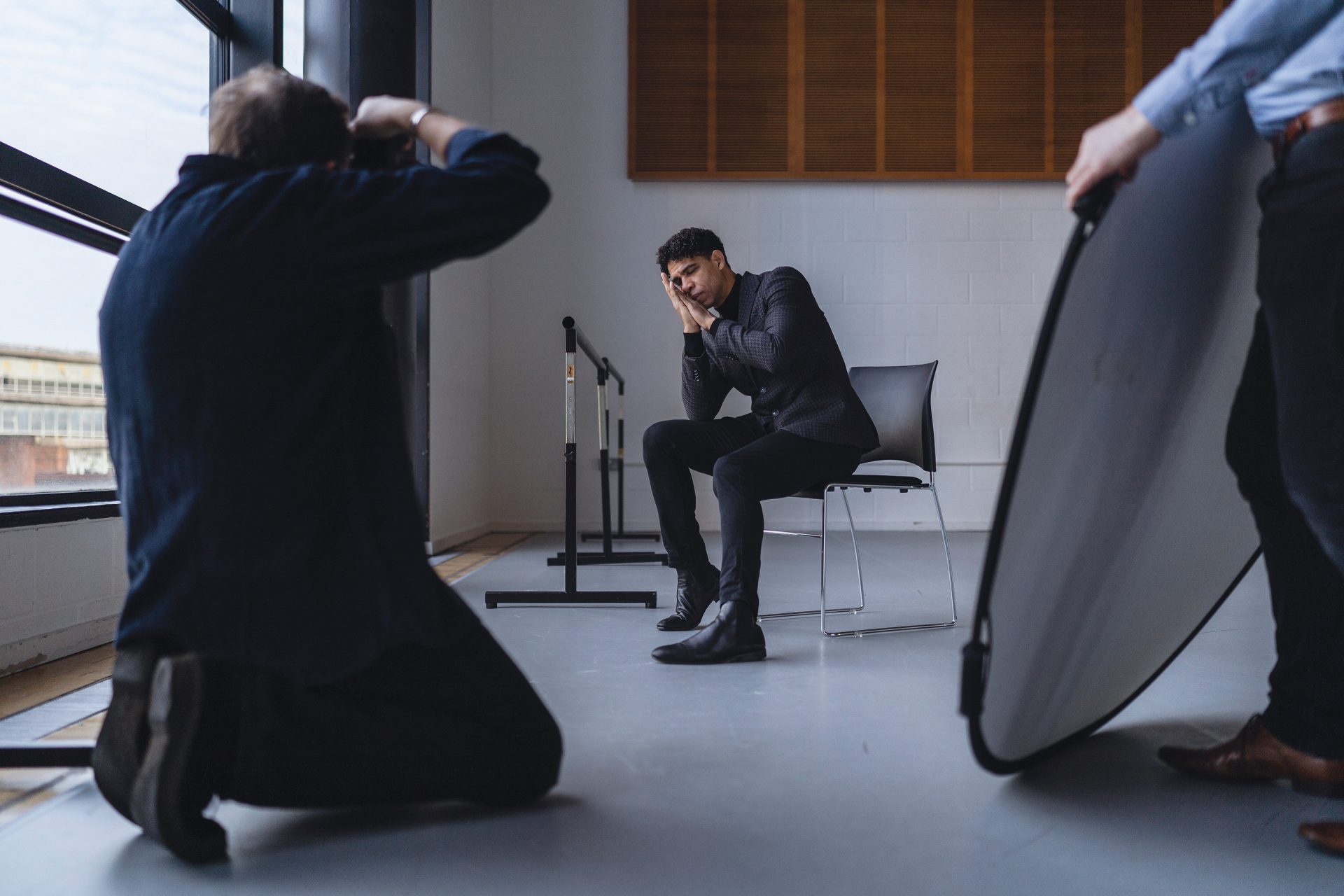 Szene aus dem Porträtshooting