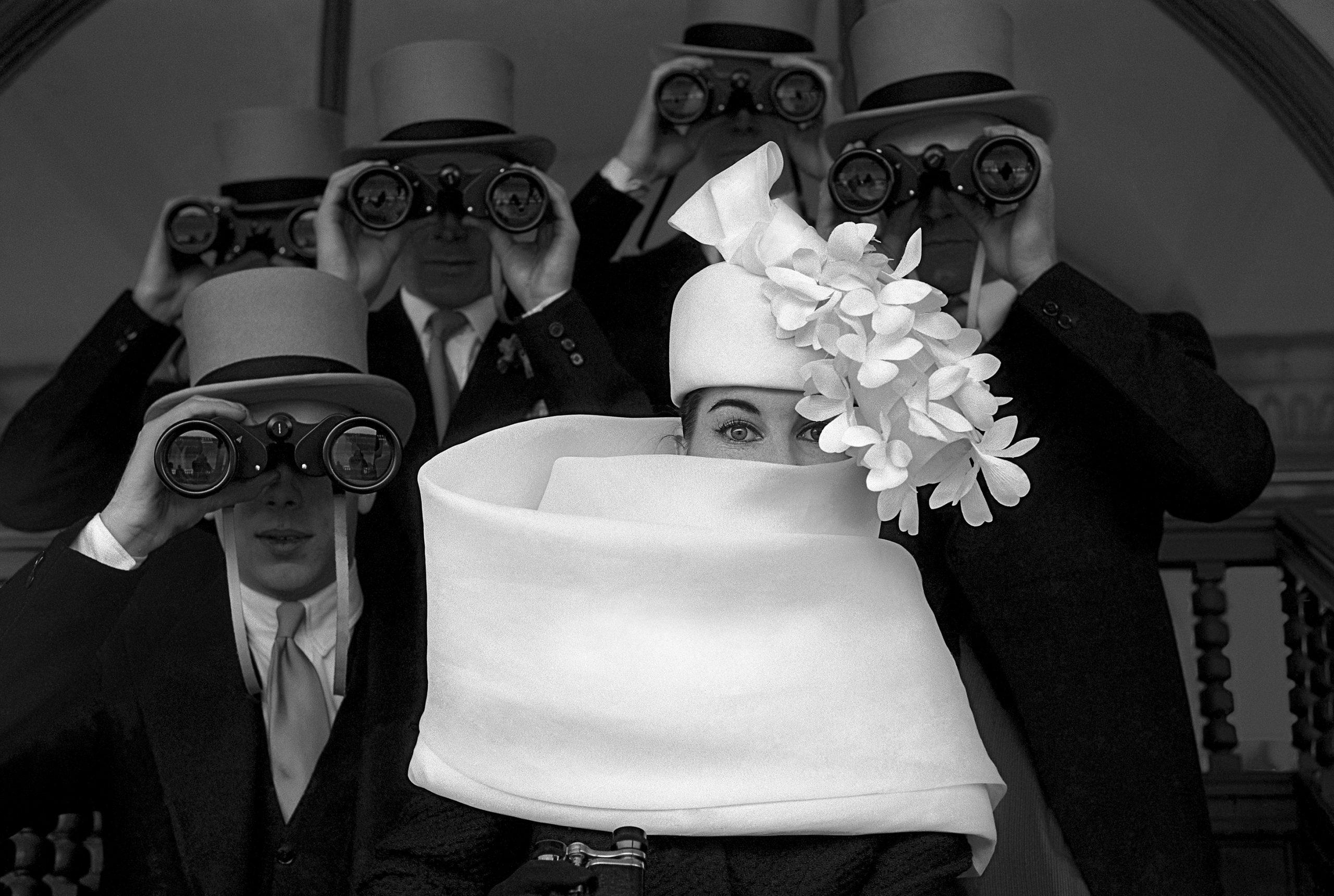Frank Horvat, 1958, Paris, für JDM Givenchy Hat.