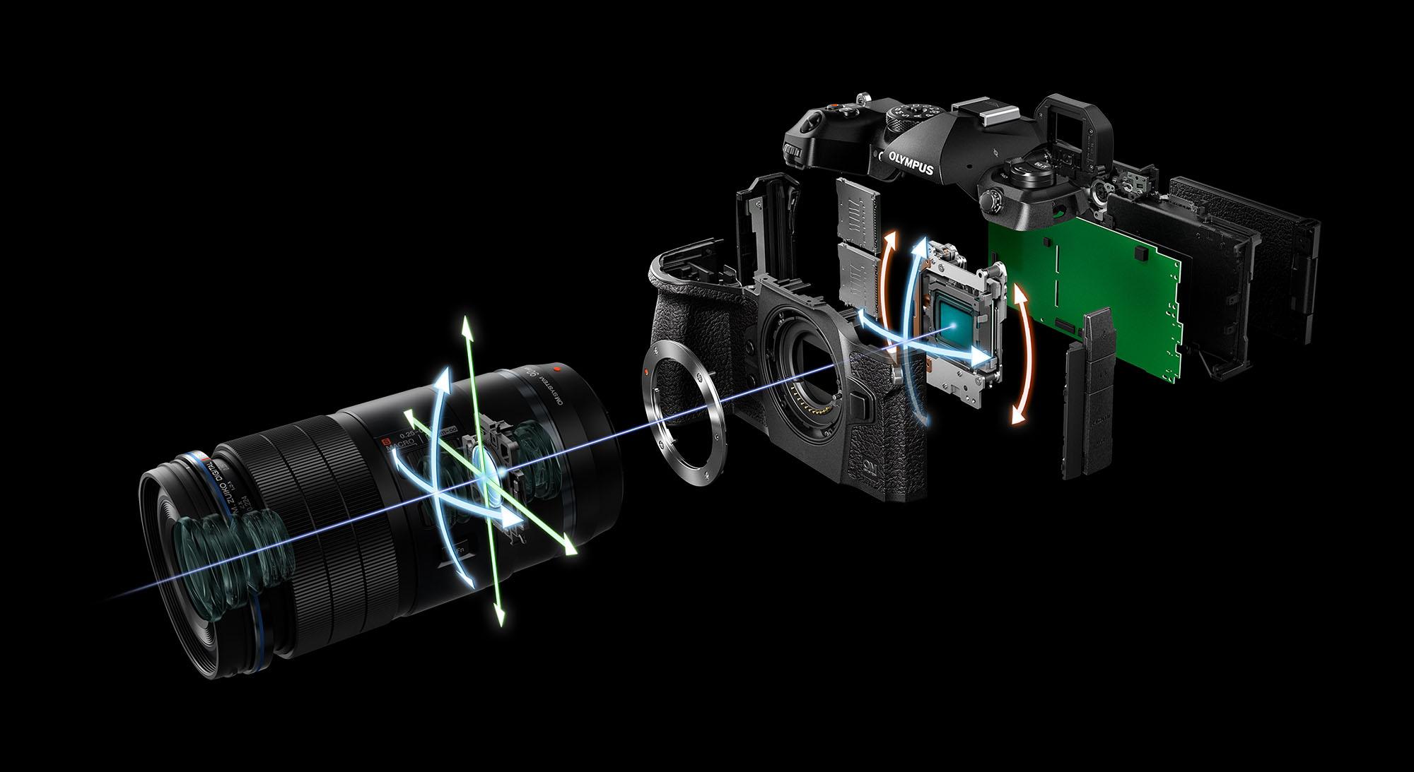 Das M.Zuiko Digital ED 90mm F3.5 Macro IS PRO unterstützt den Sync-IS der OM System- und Olympus-Kameras. Bild: Hersteller