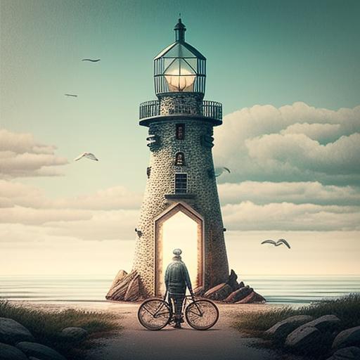 KI-Photo-Award 2023 - künstlich generierter Leuchtturm