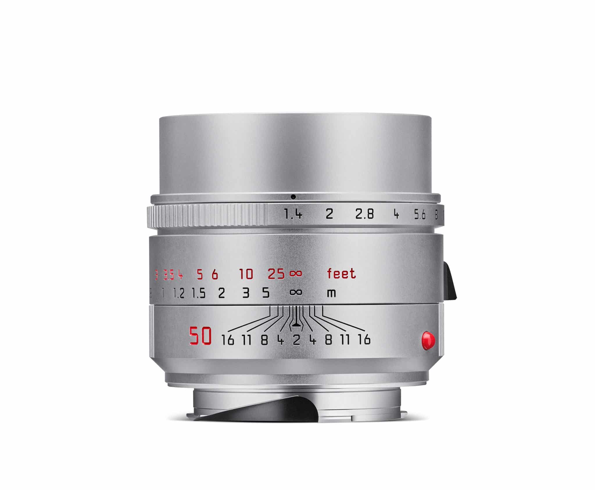Das Leica Summilux M 1:1,4/50 ASPH. in Silber.