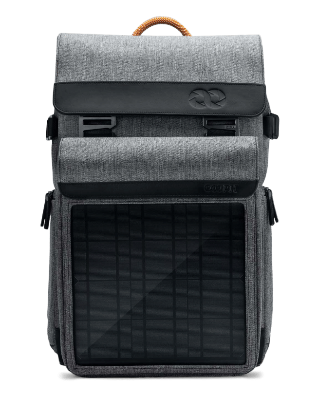 Der COOPH HelioFlex mit angesetztem Solarpanel. Bild: COOPH