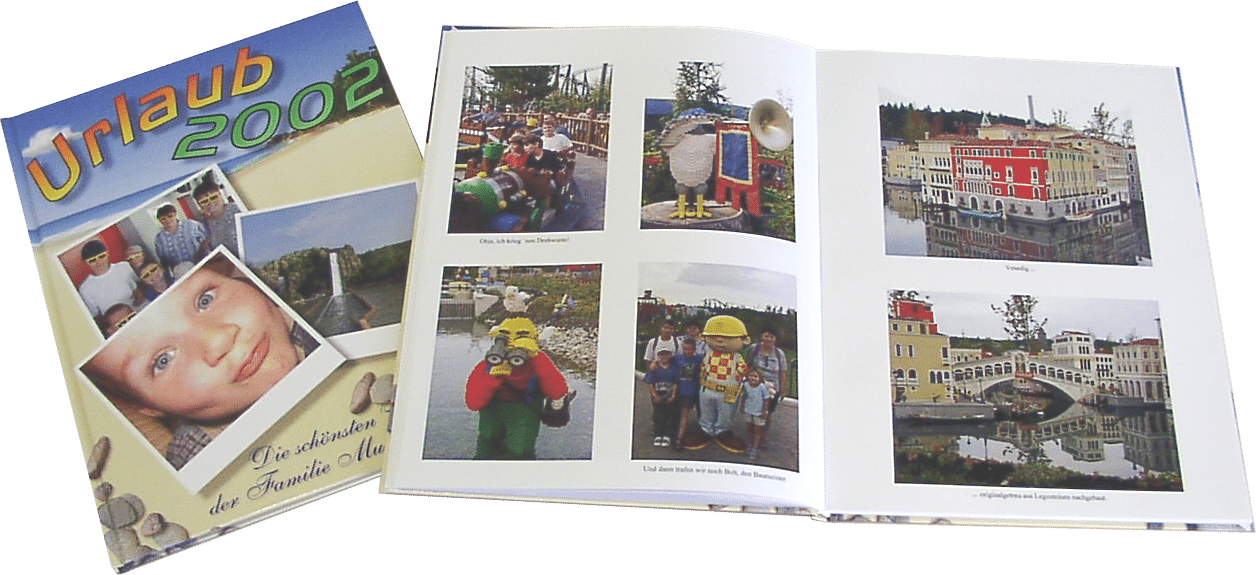 Das erste Fotobuch von 2003. Bild: Fotobuch.de