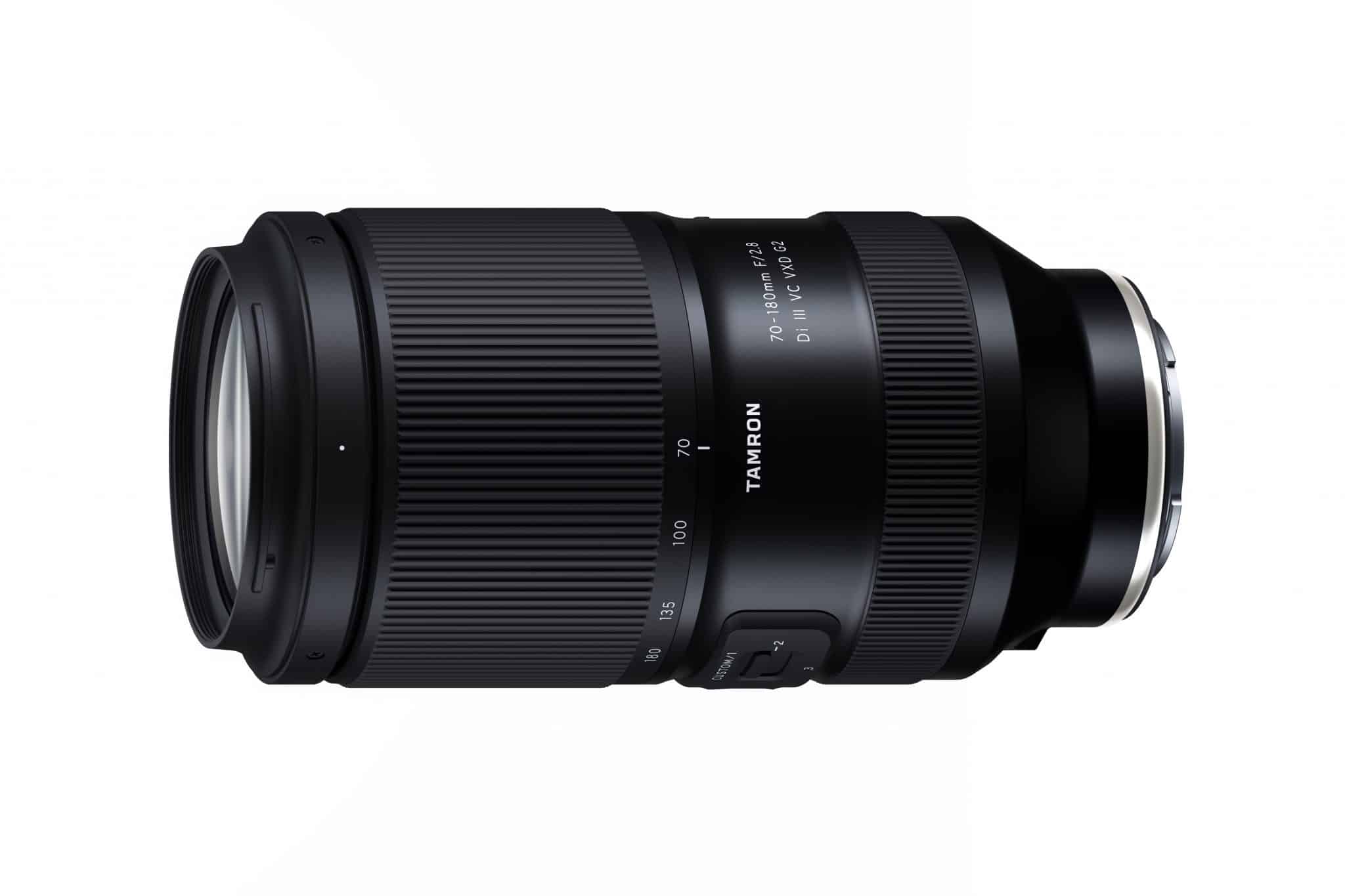 Tamron kündigt Entwicklung zwei lichtstarker Zoom-Objektive an 70-180mm F/2.8 Di III VC VXD G2 für Sony E-Mount