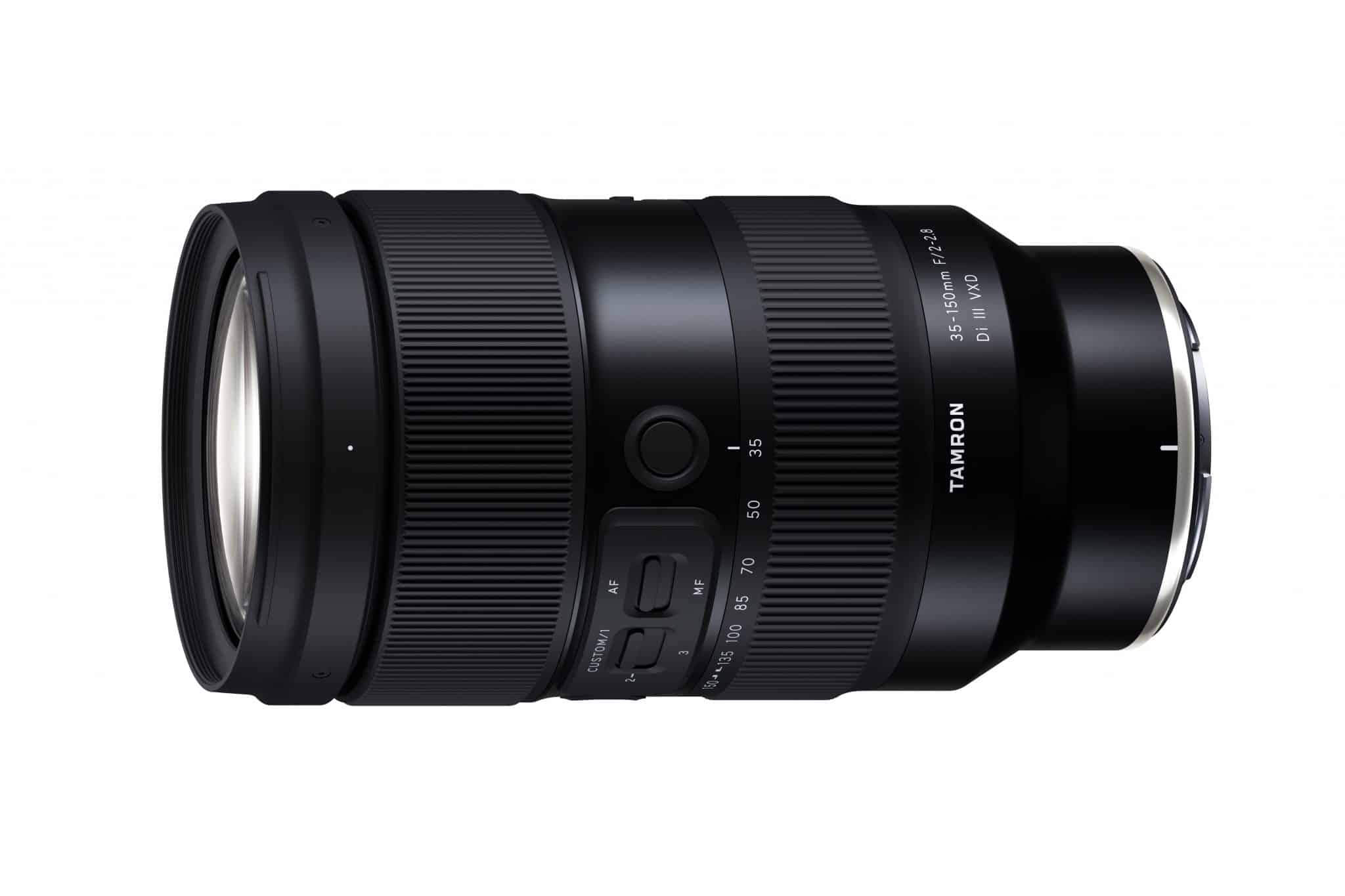 Tamron kündigt Entwicklung zwei lichtstarker Zoom-Objektive an 35-150mm F/2-2.8 Di III VXD