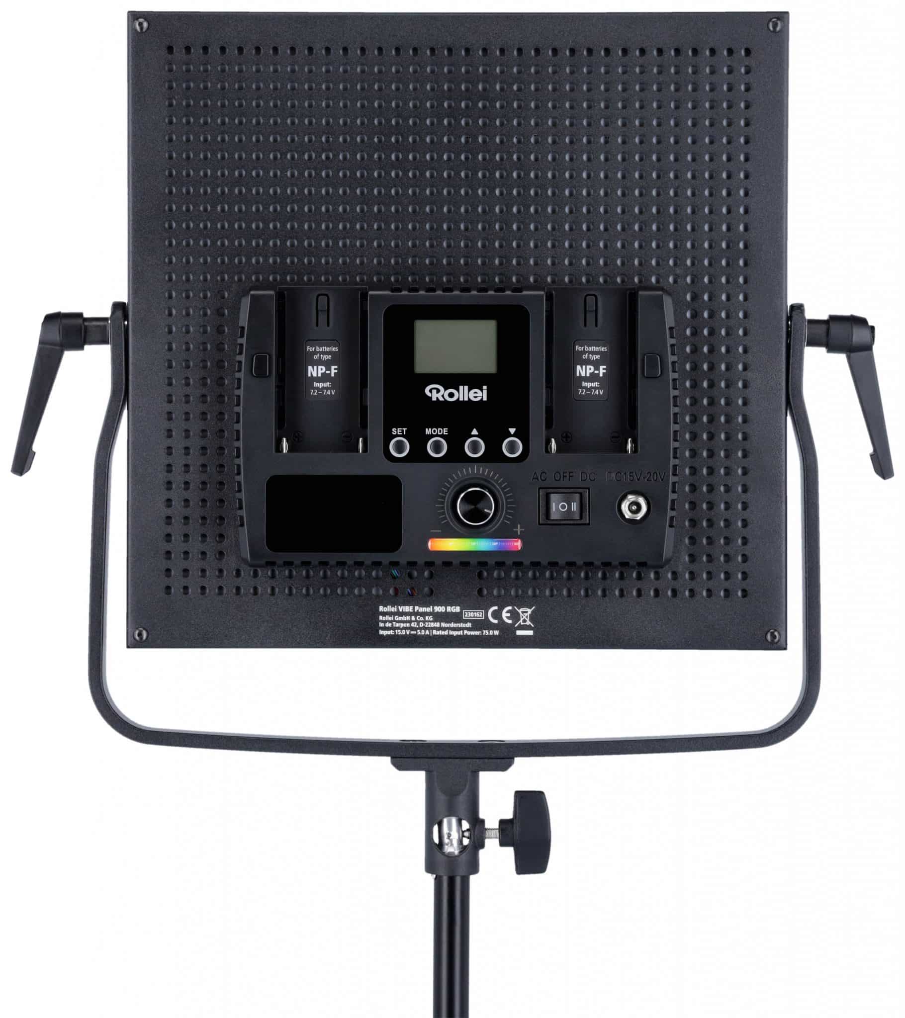 Rollei LED-Panel-Serie VIBE Bedienung