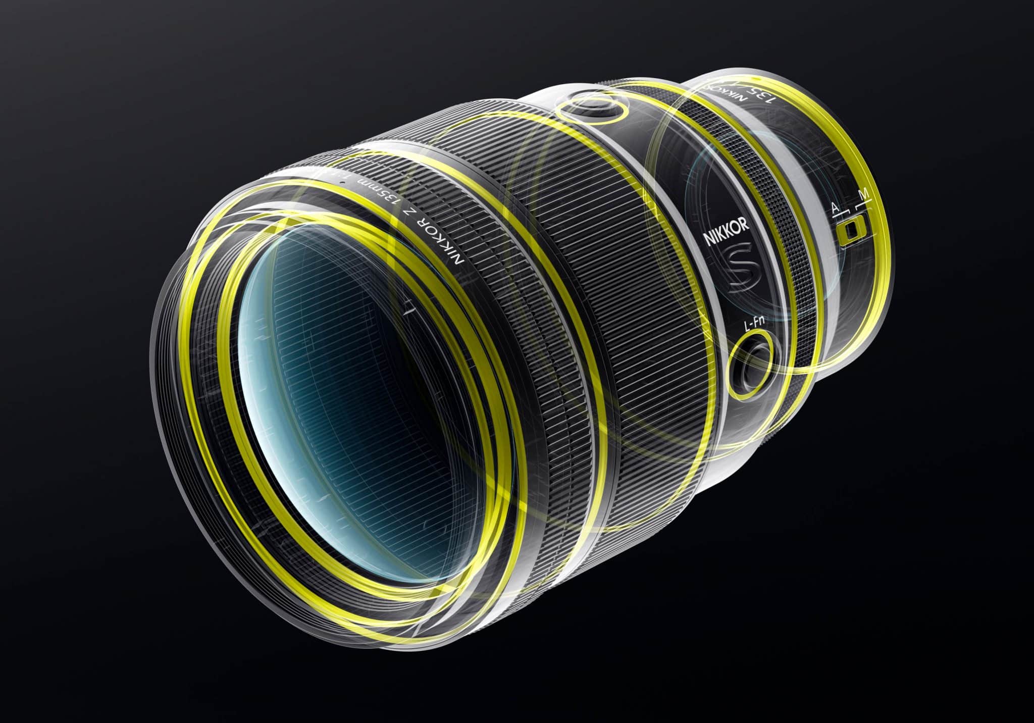 Nikon NIKKOR Z 135 mm f/1.8 S Plena Dichtungen