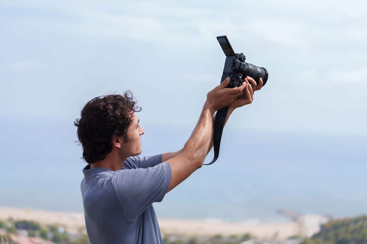 Sony Alpha 9 III in der Benutzung