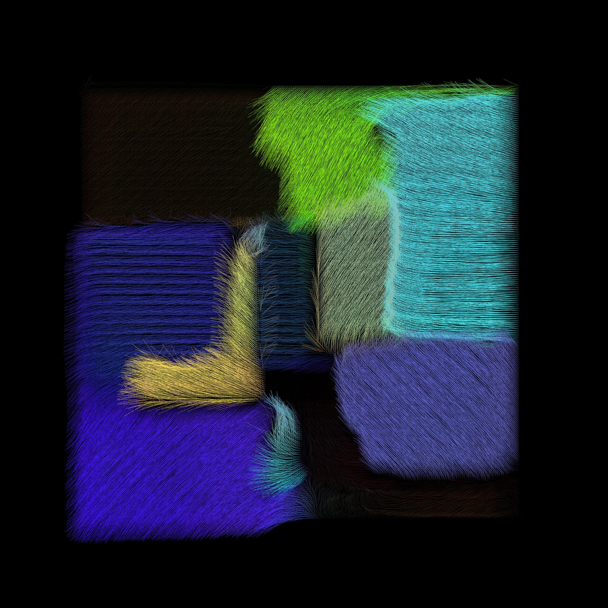 David Young Infinite AI (b70k,m,7453- 20,6,23,15,35,27-c), Archival Pigment Print, 45 x 45 cm, 2020