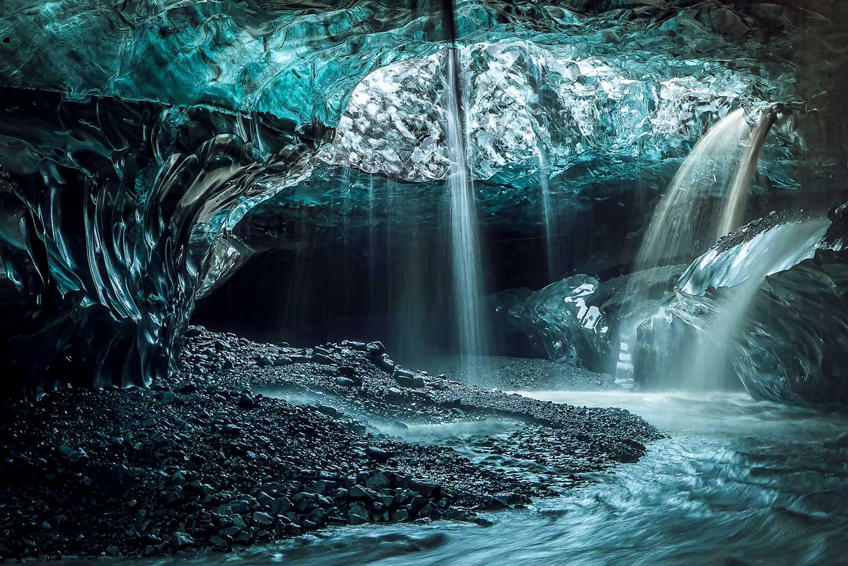 Platz 2: „Wasser und Eis“ von Uwe Schellscheidt