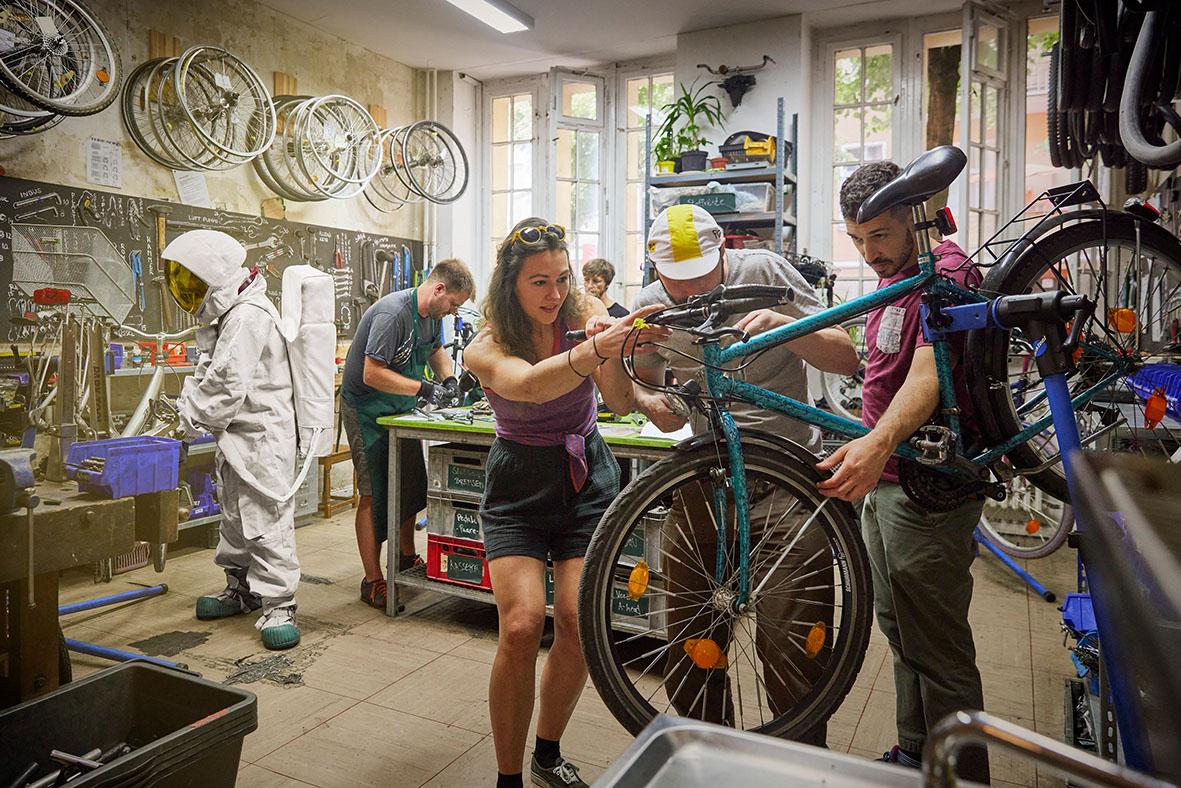 Organisation Rückenwind in Berlin.