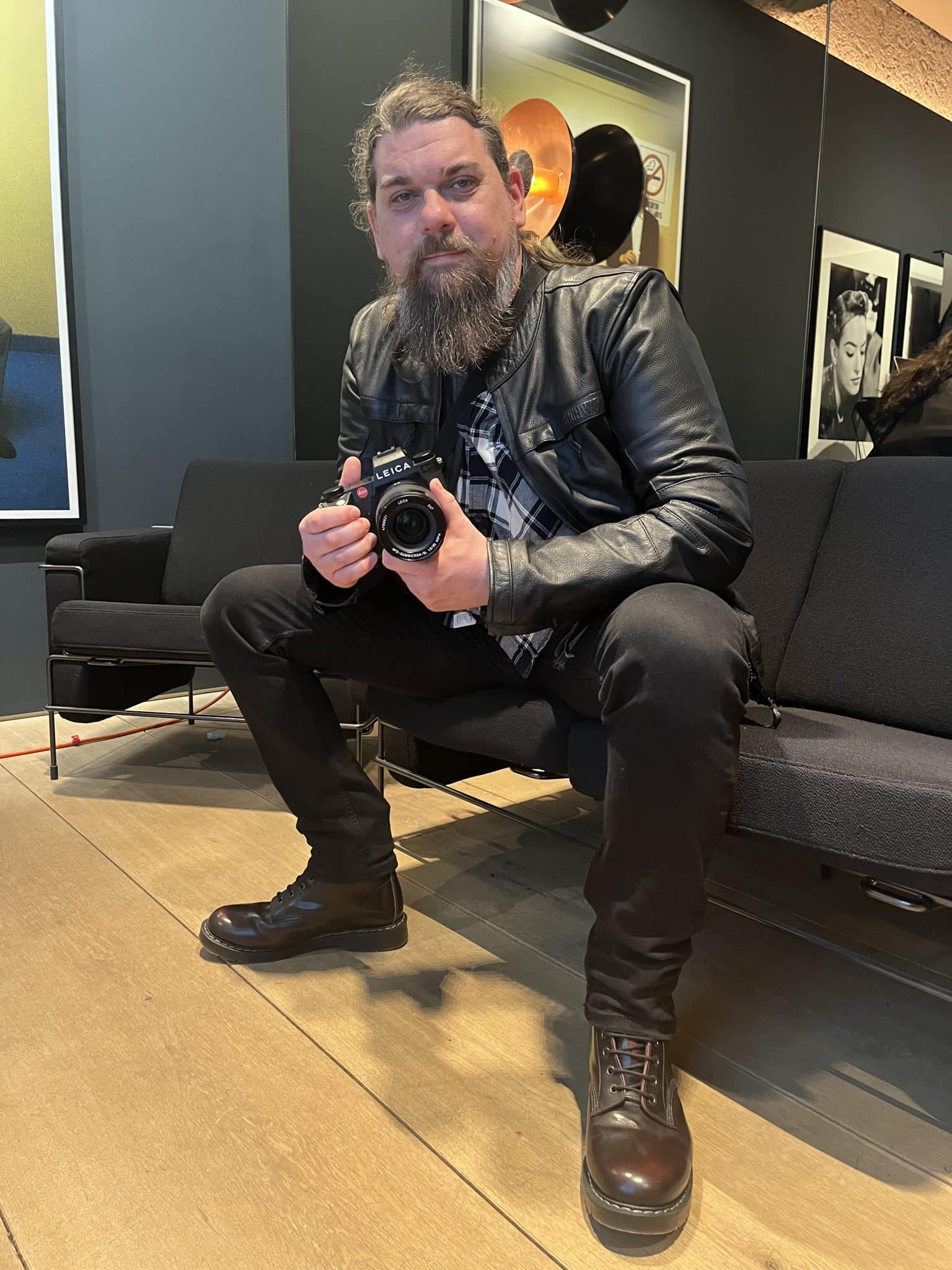Ben Kraus im Leica Store in der Maffeistraße in München