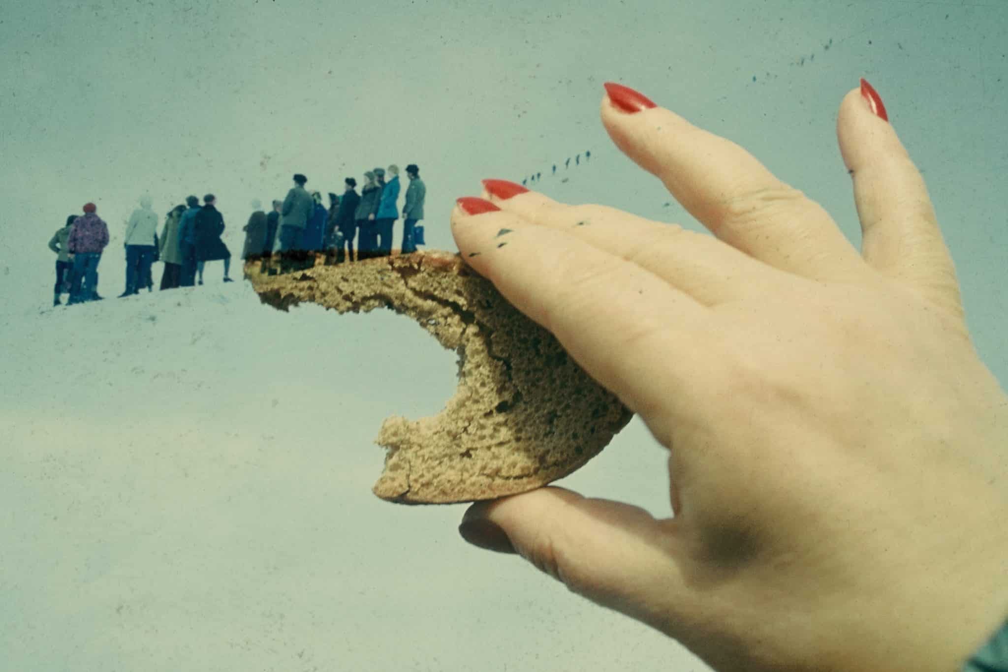 Boris Mikhailov, from "Yesterday’s Sandwich" series, late 1960s–1970s, overlay of colour slides. Courtesy of Boris Mikhailov, VG Bild-Kunst, Bonn, 2024