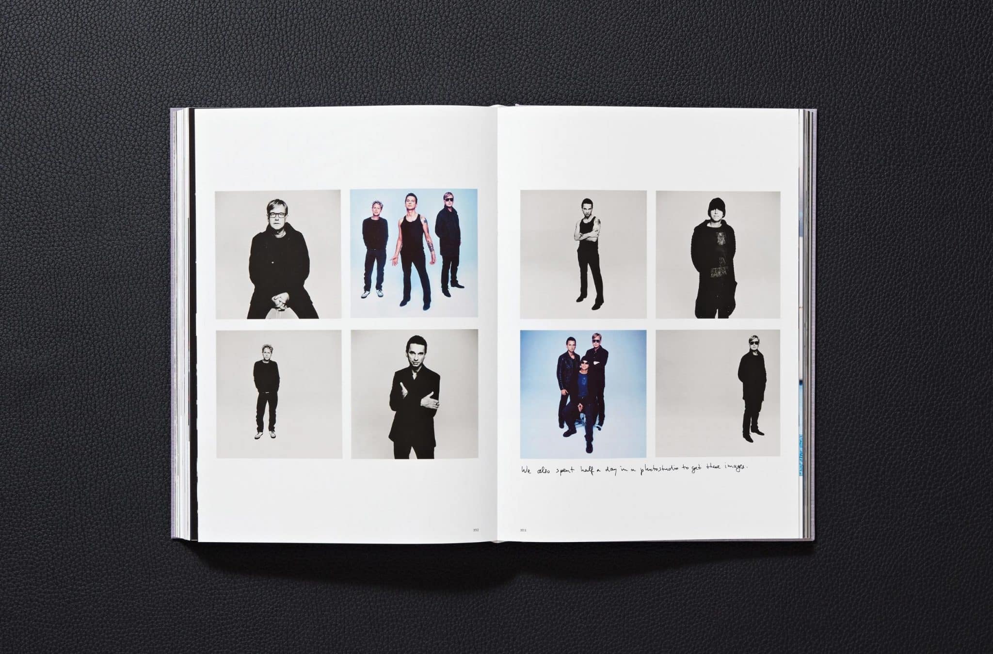 Depeche Mode by Anton Corbijn S. 350/351 aufgeschlagen
