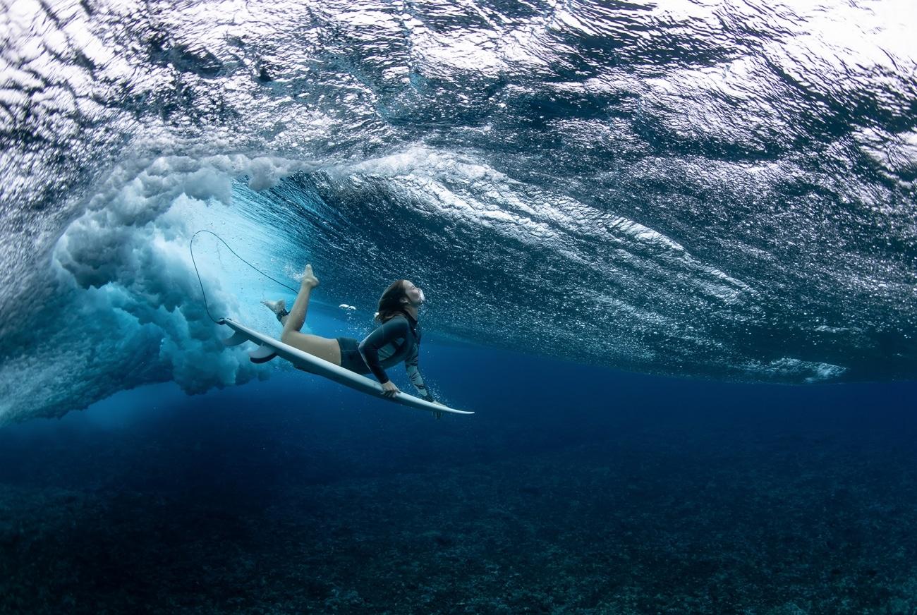 Sports in action: „Teahupo‘o – Wall of Skulls“ von Ryan Pierse